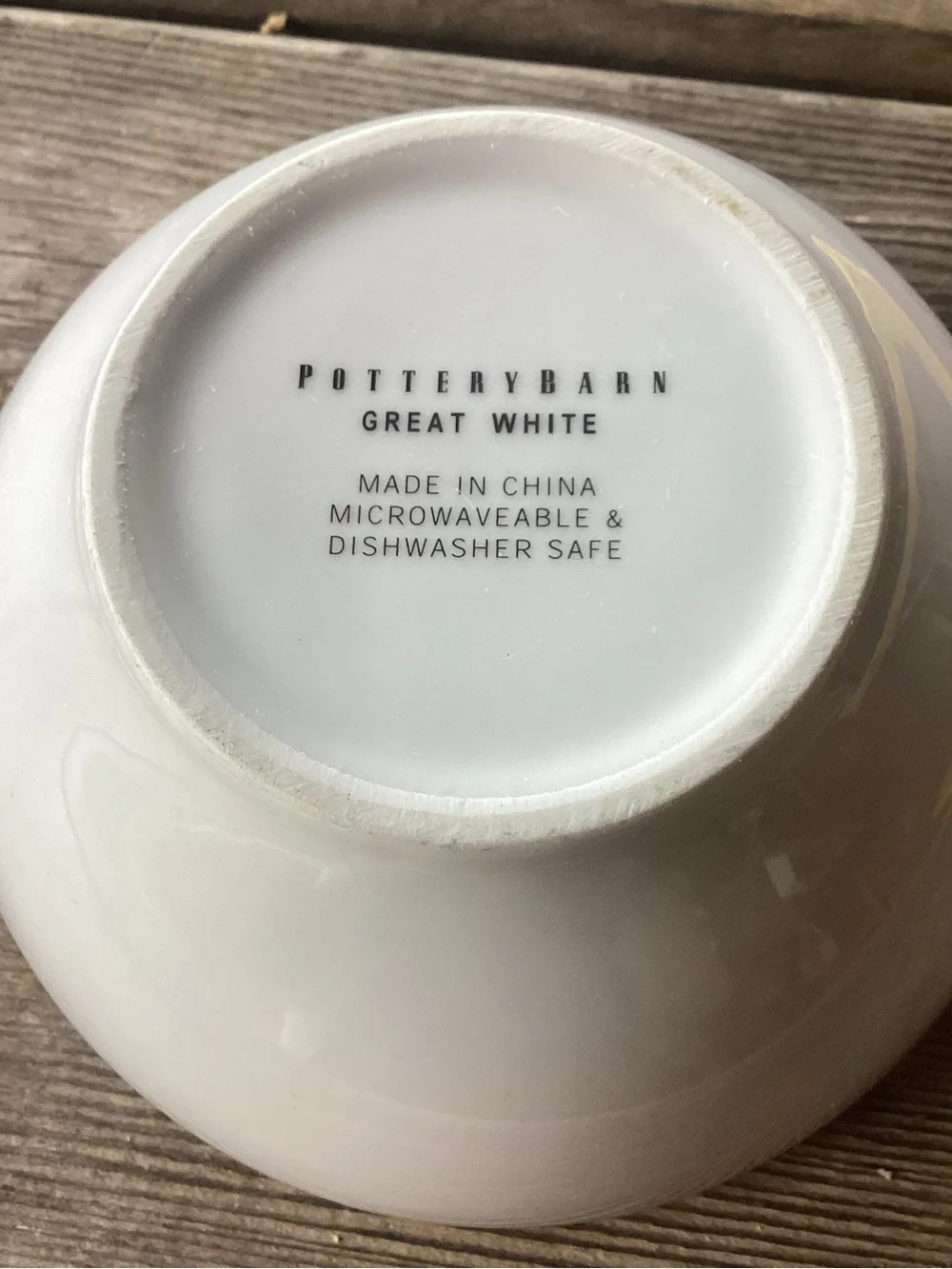 Pottery Barn Great White Bowl - 28 ounces